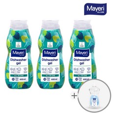 마이에리 올인원 식기세척기겔 600ml 3개(최대300회사용) + 센서티브500ml 증정
