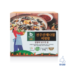 바로Cook 전주산채나물 비빔밥 15g X 6입, 1개, 90g