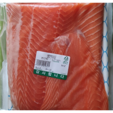노르웨이 생연어회 순살 필렛, 1개, 1kg