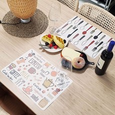 테이블 매트 테이블매트 식탁매트 테이블러너 식탁보 테이블러너 테이블보, 없음