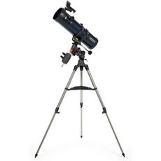 Celestron - AstroMaster 130EQ-MD 뉴턴 망원경 초보자용 반사경 완전 코팅 유리 광학 조정 가능한 높이 삼각대 보너스 천문 소프트웨어 패키지, AstroMaster 130EQ w MD