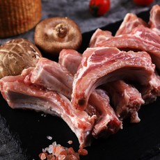 냉동 두툼한 등갈비 중량별선택 찜용 구이용 규격돈 바베큐 폭립 캠핑용, 1개, 900g