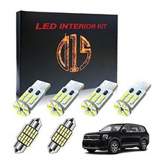 D15 Lighting LED Interior Light Kit for 2020 Kia Telluride LX 6000k White Map Dome Visor Cargo Lice, 1개, D15 Lighting LED Interior Ligh - map2020