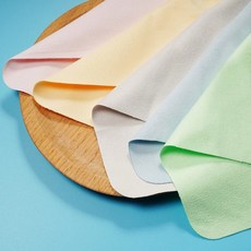 미니안경세척기 안경 청소용 천 나일론 또는 폴라로이드 스크린 렌즈용 극세사 15*18cm 무작위 색상 5 개