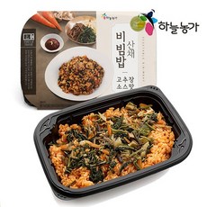 [하늘농가] 산채비빔밥 고추장소스맛 5팩/10팩, 01. 산채비빔밥 고추장소스맛 x 5팩, 상세설명 참조