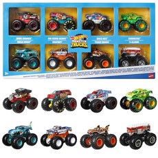 핫 휠 Hot Wheels 몬스터 트럭 8팩 미니카 8대 세트 3살 HDB12