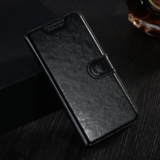 럭셔리 레트로 가죽 케이스 bq aquaris u 플러스 커버 bq u 플러스 플립 지갑 케이스 bq aquaris u 플러스 전화 coque hoesjes, 1개, Gold^+3750