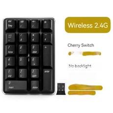숫자키패드 숫자키보드 매직 포스 21 키 기계식 숫자 키패드 유선 2.4G 무선 블루투스 외장 노트북 금융 출