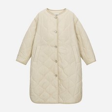 써스데이아일랜드 [여성]노카라 어니언 퀼팅 롱코트(T248MCT231W)
