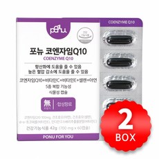 포뉴 코엔자임Q10 700mg x 60캡슐 x 2박스, 2개, 단품, 60정