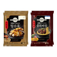 고메 바삭쫄깃한 탕수육x2 + 중화짜장 2인x2, 3개