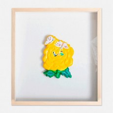 아트앤에디션 제주생활의 중도(노란꽃)