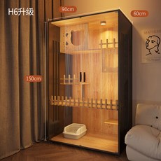 고양이 60 격리장 120x60x120cm 사육장 대형 호텔장 가정용 2층 6종