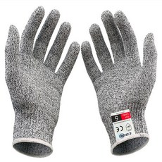 안전 절단방지장갑 칼베임방지 Cut off safety gloves 방검장갑 철 쇠 그물 절단 보호 안전 작업 손보호, 1개