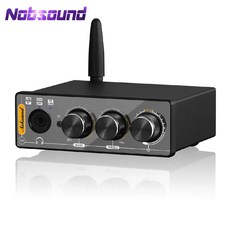 노브사운드 Nobsound Q4 미니 Ddigital-아날로그 변환기 블루투스 수신기 S/PDIF USB 게임 DAC 동축/OPT 헤드폰 앰프 24 비트/192K, 01. Black - dac추천