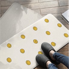 파크론 [파크론] 스마일데이 주방매트 (대) 120x44x1.5cm, 선택완료, 스마일데이 (대)