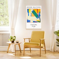 앙리마티스 패브릭캔버스그림액자 소형 대형 북유럽감성 카페 매장 인테리어 벽꾸미기, 46.오세아니아의 기억