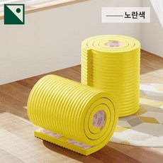 매트 모서리 벽가드 충격방지 보호대 벽면 체육관 벽매트 가드 보호 쿠션, 20cm 폭 W자 2m(), ##옐로우(뒷면접착)B011, 1개