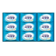 무궁화 샤워랑 화이트 플로럴 비누 130g 9개 상품 이미지