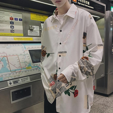 오버핏하와이안셔츠