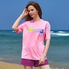에어워크서프 남여공용 래쉬가드 반팔티셔츠 YAWe5072