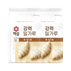 CJ제일제당 백설 강력 밀가루 2.5kg x2개, 2개