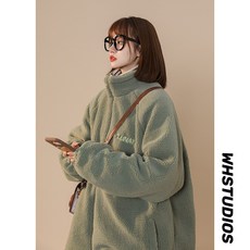 겨울 양모 패딩 여성 빅사이즈 자켓