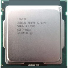 CPU Xeon E31270 SR00N 프로세서 3.40GHz 8M 쿼드코어 E3 1270 소켓 1155 Speed Ship Out