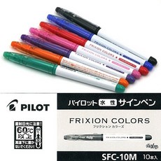 조이십자수 일본 PILOT 열펜 자수펜 1mm 1Box(10개), 레드, 1개