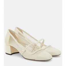Jimmy Choo 웨딩 Elisa 45 메쉬 메리제인 펌프스 190044