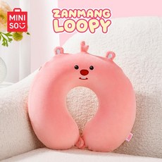 잔망루피목베개 기내용 목쿠션 U자형 해외여행 비행기 차량