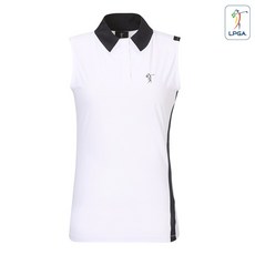 LPGA 여성 필드베이직 슬리브리스(L212TS597P) - lpga골프웨어