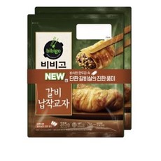 [신제품] CJ 비비고 갈비납작교자 315G 6봉지, 6개