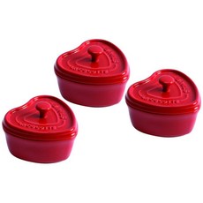 Staub Heart Cocotte 스타우브 미니 하트 꼬꼬떼 3개 체리