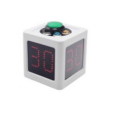 홀덤타이머 포커 딜러 보드게임 마작 스톱워치 알림, (충전식 모델)화이트, 1개, (AA 배터리 모델)화이트