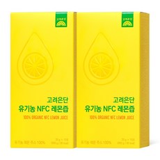 고려은단 유기농 NFC 레몬즙 15포, 2개, 300g