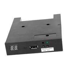 Zeyuan SFR1M44-U100K-R 외부 USB플로피 드라이브 Roland E68, 설명한대로, 검은, 설명한대로