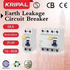 회로 RCD 300mA 25A 전류 4P 누설 40A 2P 접지 잔류 차동 30mA AC 16A RCCB 차단기, 2, 25A 30mA, 1개