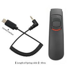 원격 셔터 릴리스 제어 코드 후지필름 후지 소니 캐논 시그마 카메라용 RR-100 RR-80 RR-90 CR-31 RM-UC1 RS-60ES 교체, 2) Multi port - 40cm, 1개
