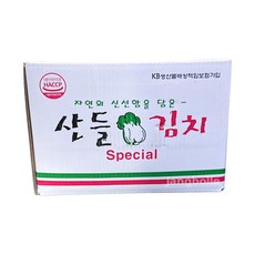 산들 국산 김치 스페셜 10kg 국산포기김치10kg