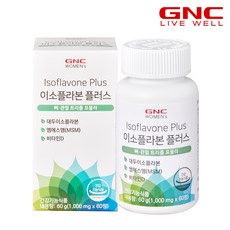 [GNC] 이소플라본 플러스 60정 (30일분)_51036, 단품, 단품