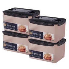 락앤락 뉴 김치통 정석 핑크, 16L, 4개