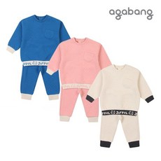 40%SALE 아가방 노우삼중지상하 포근한 삼중지 소재의 겨울 상하복입니다~~