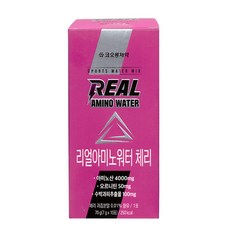 코오롱 리얼아미노워터 체리맛 아미노산 보충 음료, 70g, 6개