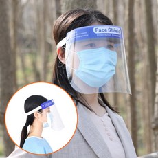 숨편한 페이스쉴드 밴드형 결혼식 비말차단 마스크, 1개입, 1개