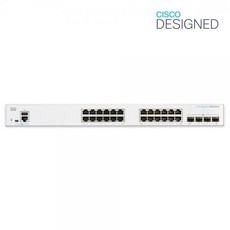 시스코 스위칭허브 24포트 CISCO CBS250-24T-4G-EU, 1개