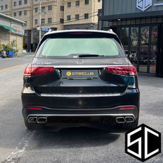 스타클럽 벤츠 GLS X167 디퓨저 머플러 GLS63 AMG 세트 20년식~현재 GLS450D GLS580 GLS400D, 대구장착점(공임비 15만 현장지불), 실버, 실버