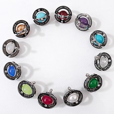 비즈아이 [8-121-02]써지컬스틸 펜던트 우주선탄생석 18x20mm 1개