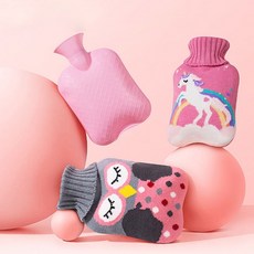 귀여운 보온보냉 물주머니1L/2L, 1000ml러브토끼