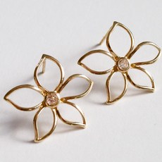 14k플라워귀걸이